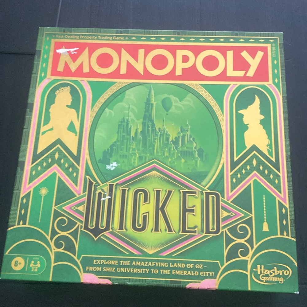 Hasbro WICKED MONOPOLY game